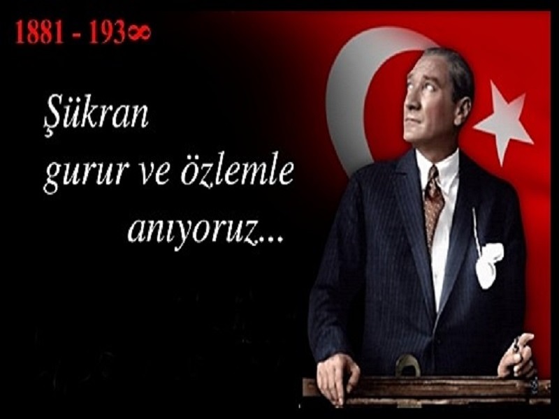 Kaymakam Ahmet Hikmet Şahin' in, 10 Kasım Atatürk'ü Anma Günü Mesajı