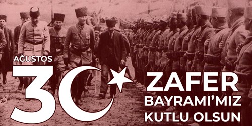 Kaymakam Şahin'in, 30 Ağustos Zafer Bayramı Mesajı