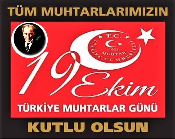 Kaymakam Şahin'in, Muhtarlar Günü Mesajı